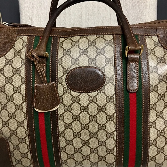 Authentic GUCCI vintage satchel bag - verified authentic by Poshmark! - Picture 4 of 16